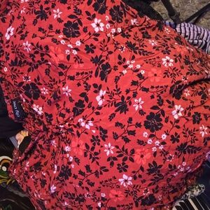 City Chic apricot floral dress